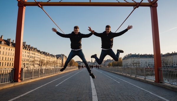 Saut élastique à lyon : défi au pont de ponsonnas